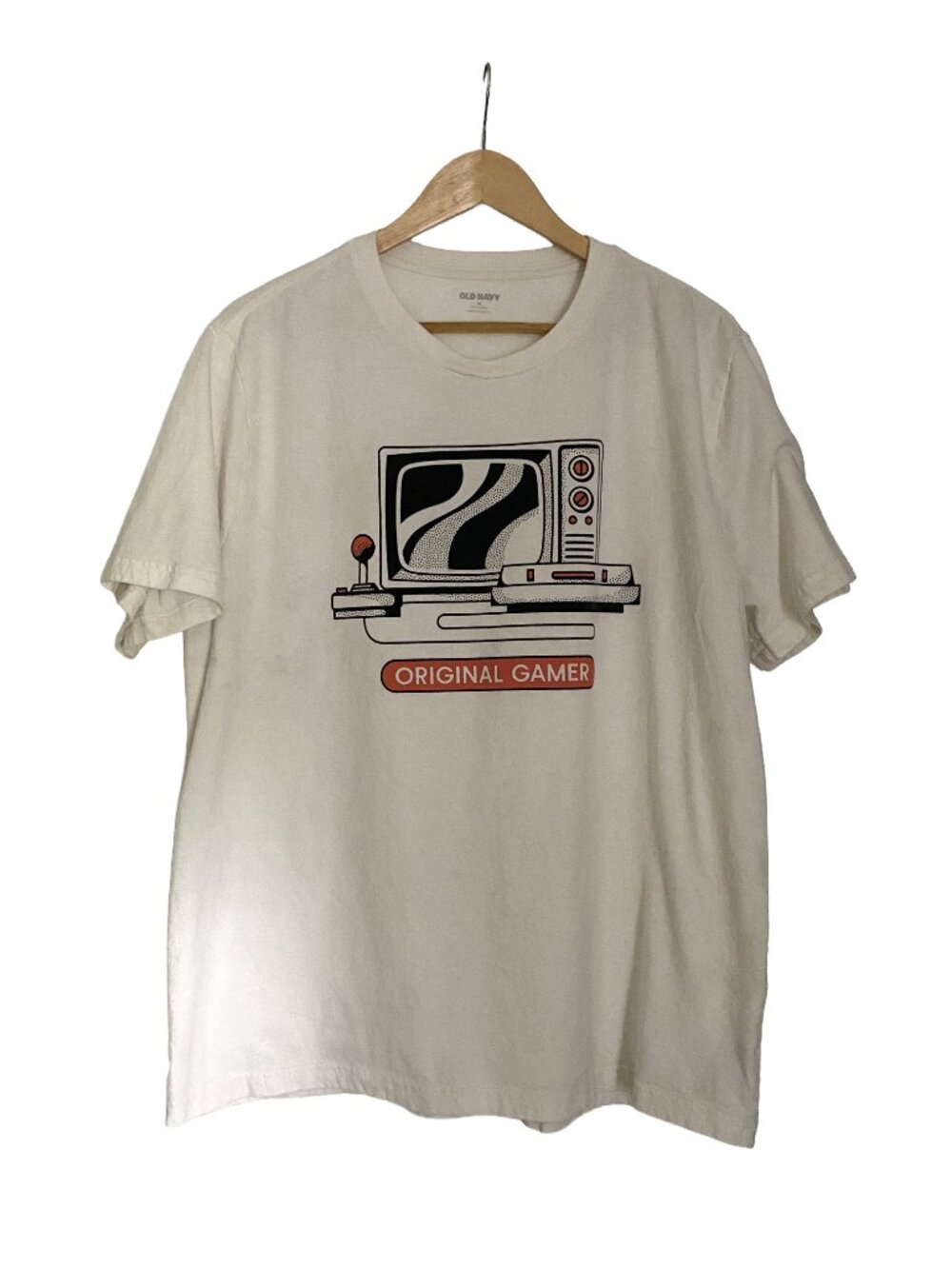 Old Navy - Original Gamer Retro Video Game Graphic T-Shirt - Size XL